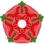 Rote Rose des Hauses Lancaster